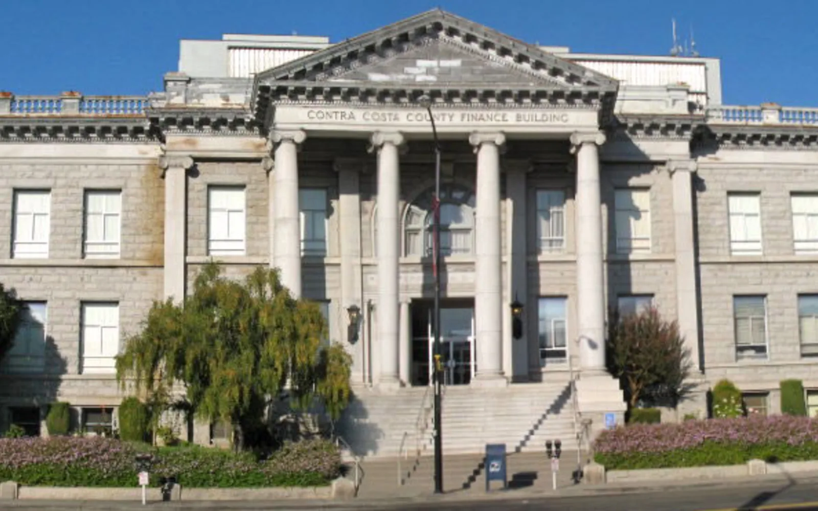 Historic Contra Costa County courthouse building in Martinez.